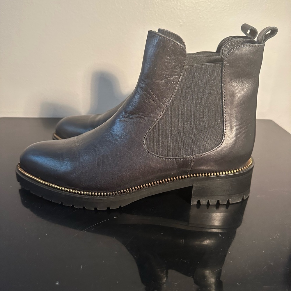 Fabianelli ankle lug sole boots